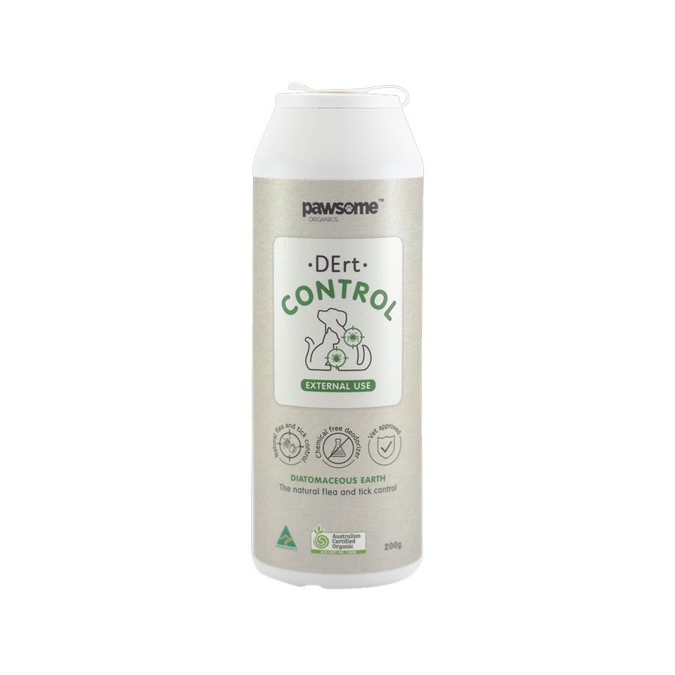 Pawsome DErt Control 有機貓狗除蝨除牛蜱粉 200g 外用
